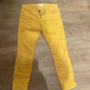 Yellow corduroys current/elliott